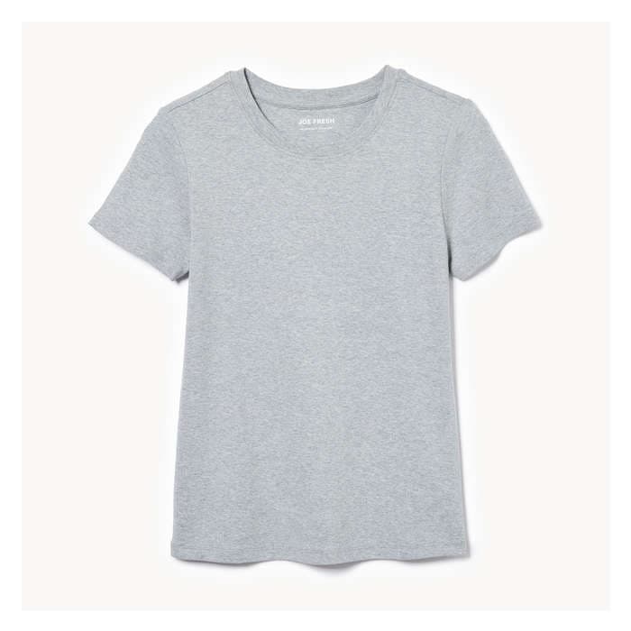 Women's Organic Cotton Crew Neck Tee
